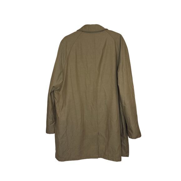 Pendleton Car Coat Mens Large Removable Liner Cotton Rain Repellent Khaki Tan - Picture 2 of 6